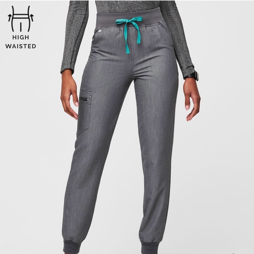 Figs Graphite high waisted Zamora joggers